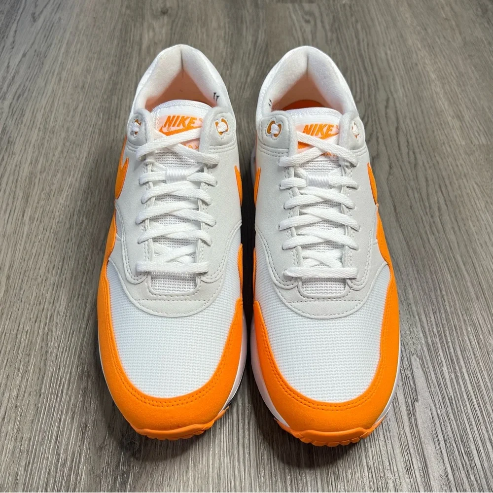 New Nike Air Max 1 ‘86 OG Mens Sz 11 Golf‎ Shoes White Ceramic Orange DV1403-118